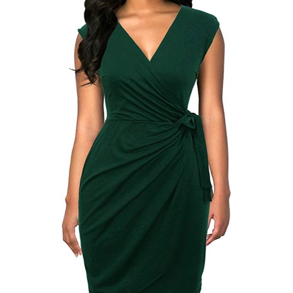 Green dress size large